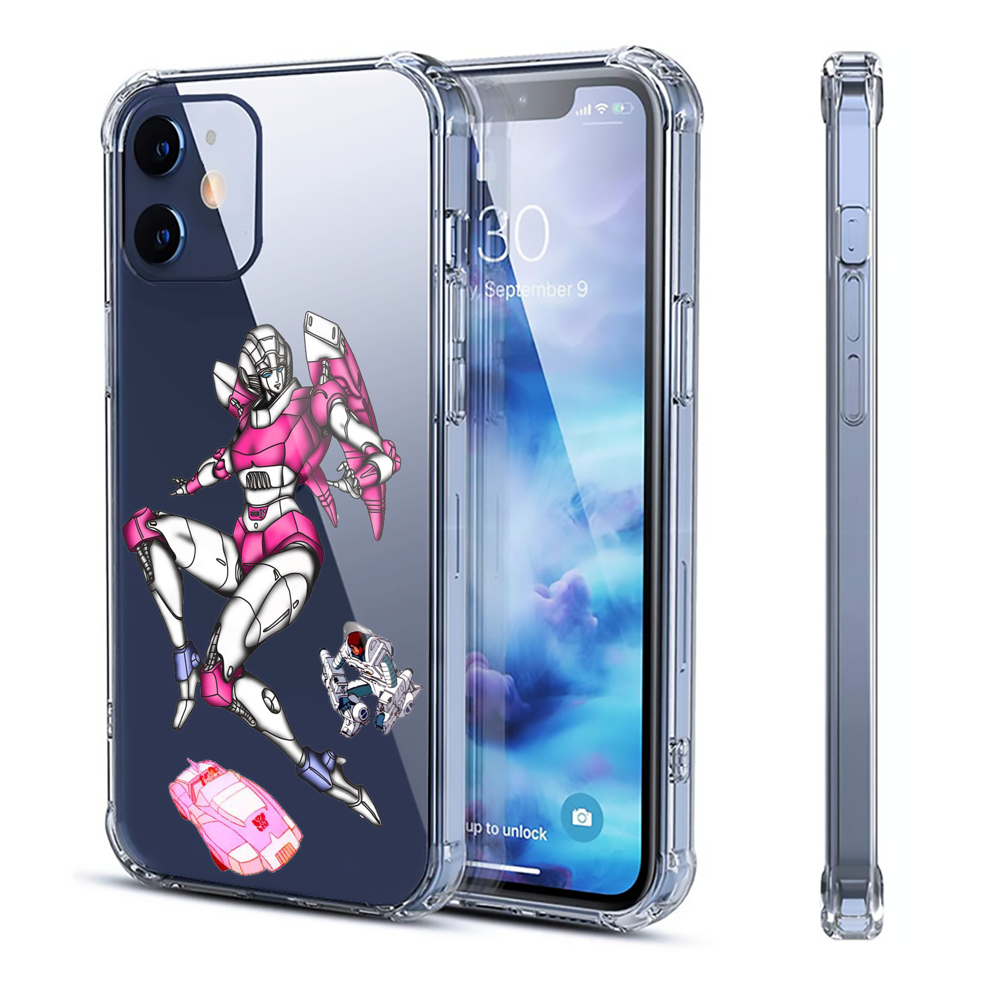 （画像用）  【iPhone 12シリーズ対応】透明スマホケース（クリアソフトケース）